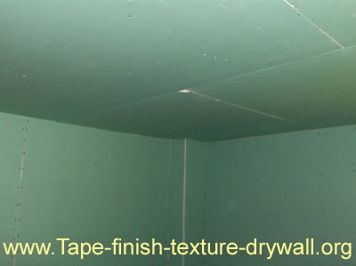 Tips on Hanging Drywall - Hung and Ready for Tape.